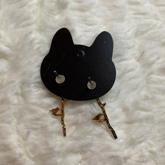 3 for 10 EARRINGS - tree branch bird - Picture 3 of 3